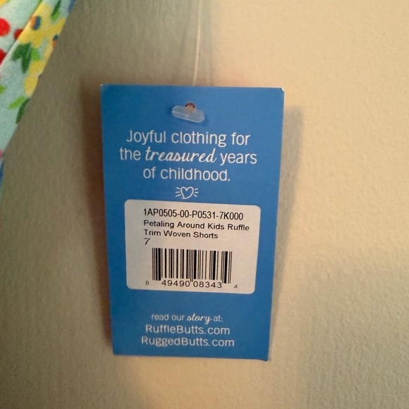 Ruffle Butts Floral Ruffle Shorts - Picture 3 of 3